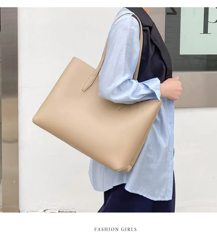 Light Blue Cross-Border Women's Tote Bag Large Capacity — feature 16