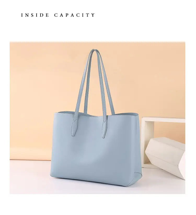 Light Blue Cross-Border Women's Tote Bag Large Capacity — feature 17