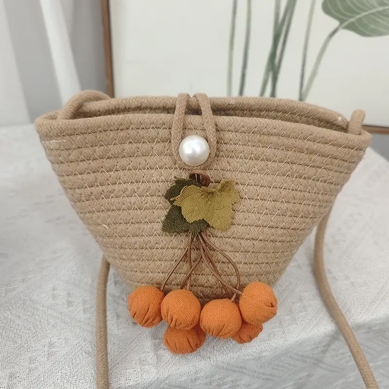 2026 Women's Woven Phone Bag with Star Embroidery - Image 15