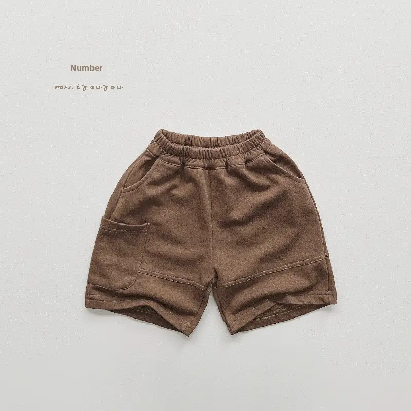 Kids Knitted Shorts Summer Loose Cropped Medium Pants - Image 7