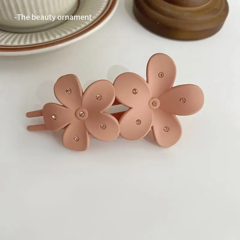 Purple Rhinestone Flower Hair Clip for Women - Image 5