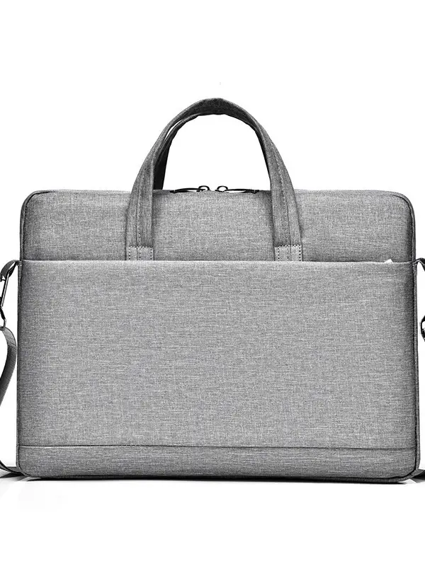 Light Blue Business Laptop Bag 15.6" Water Resistant