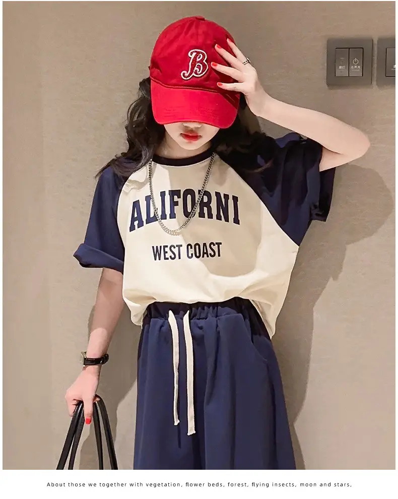 Girls Summer Skirt Set Western Style Medium Large — feature 14