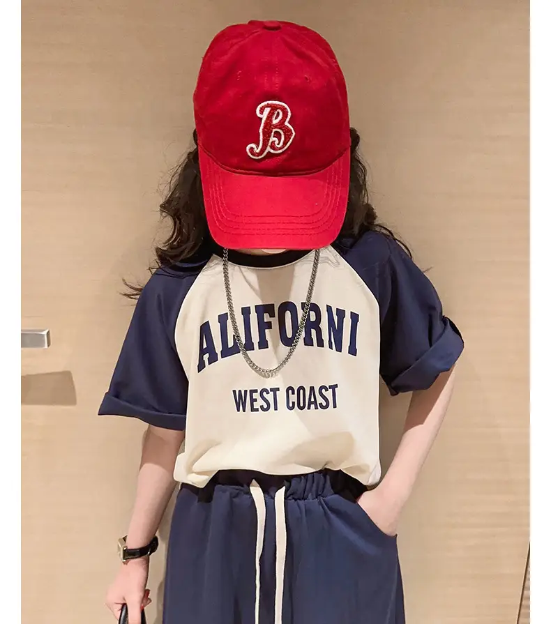 Girls Summer Skirt Set Western Style Medium Large — feature 18