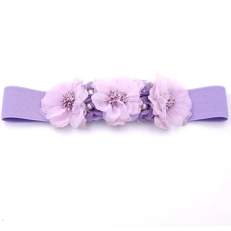 Pink Floral Wide Waist Cover for Women