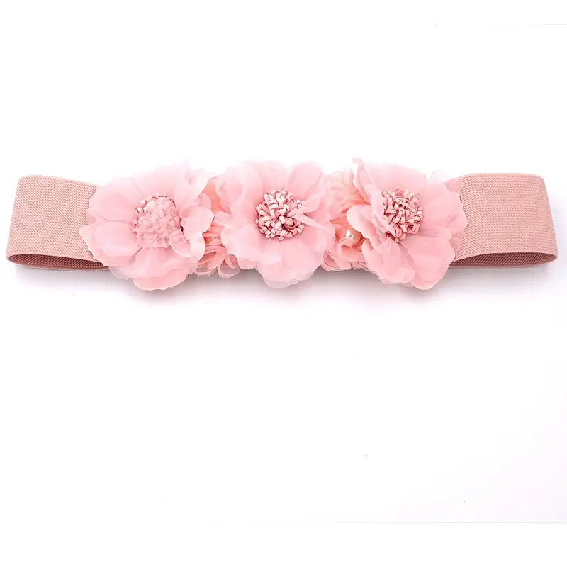Pink Floral Wide Waist Cover for Women