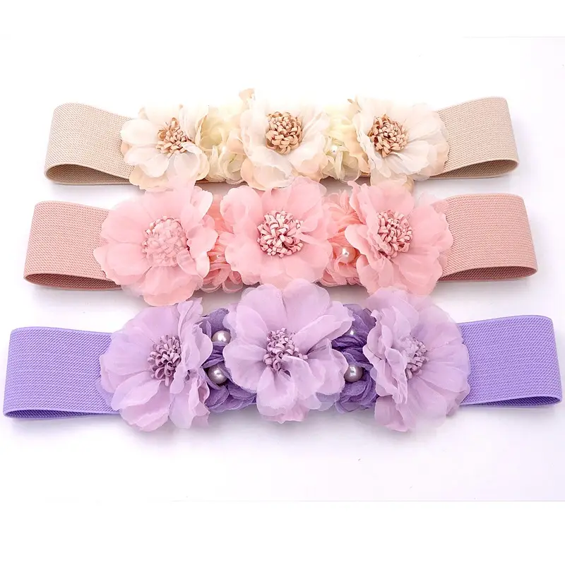 Pink Floral Wide Waist Cover for Women