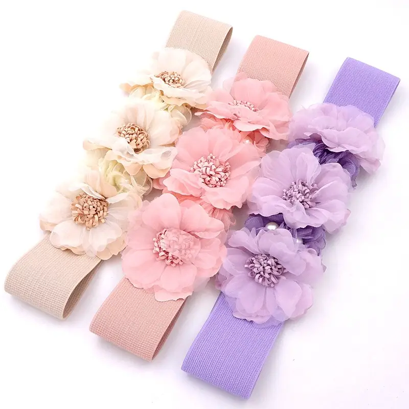 Pink Floral Wide Waist Cover for Women — feature 2
