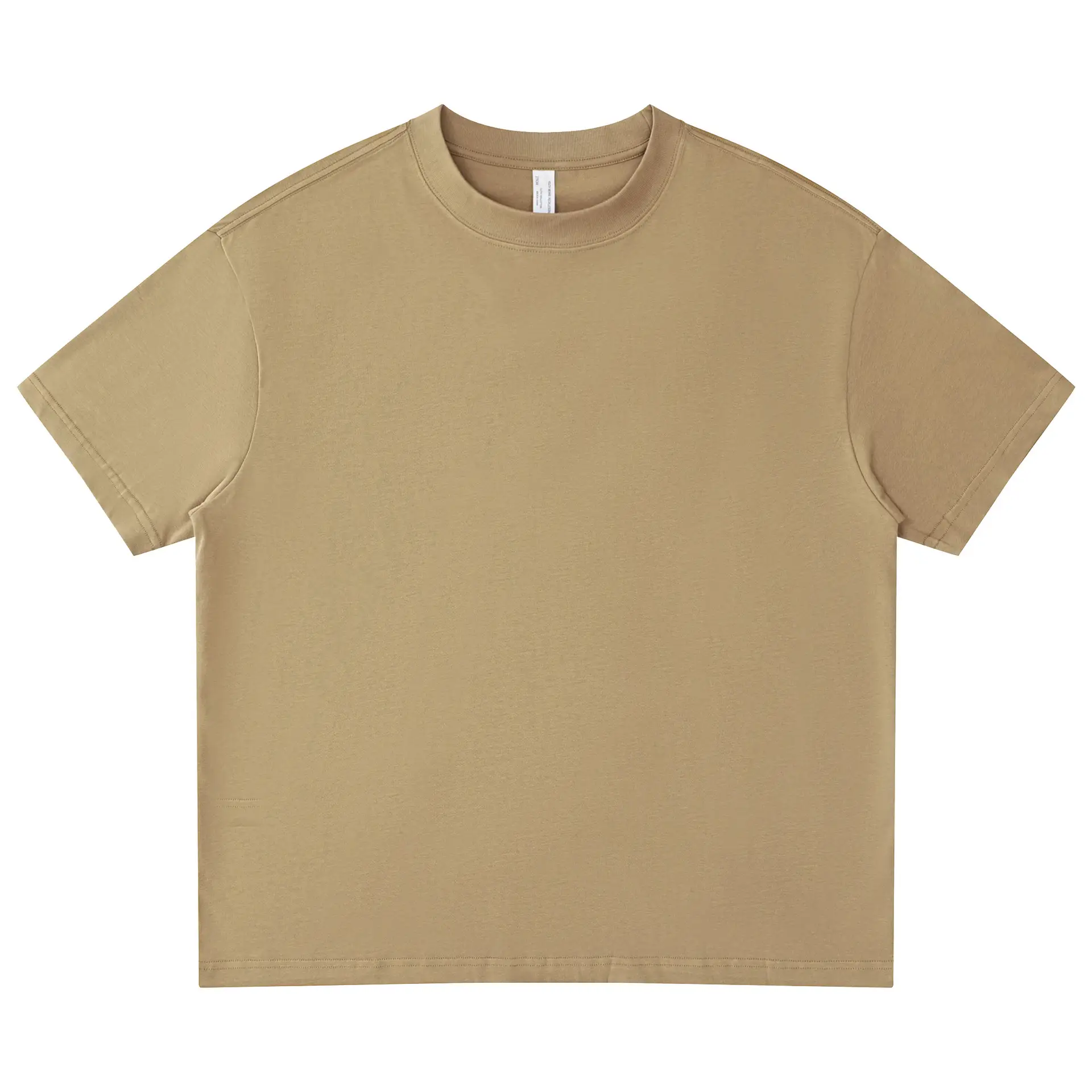New Loose 275g Heavy Short Sleeve Men's Cotton Couple T-Shirt Printed Logo Embroidery Work Clothes Custom - Image 16