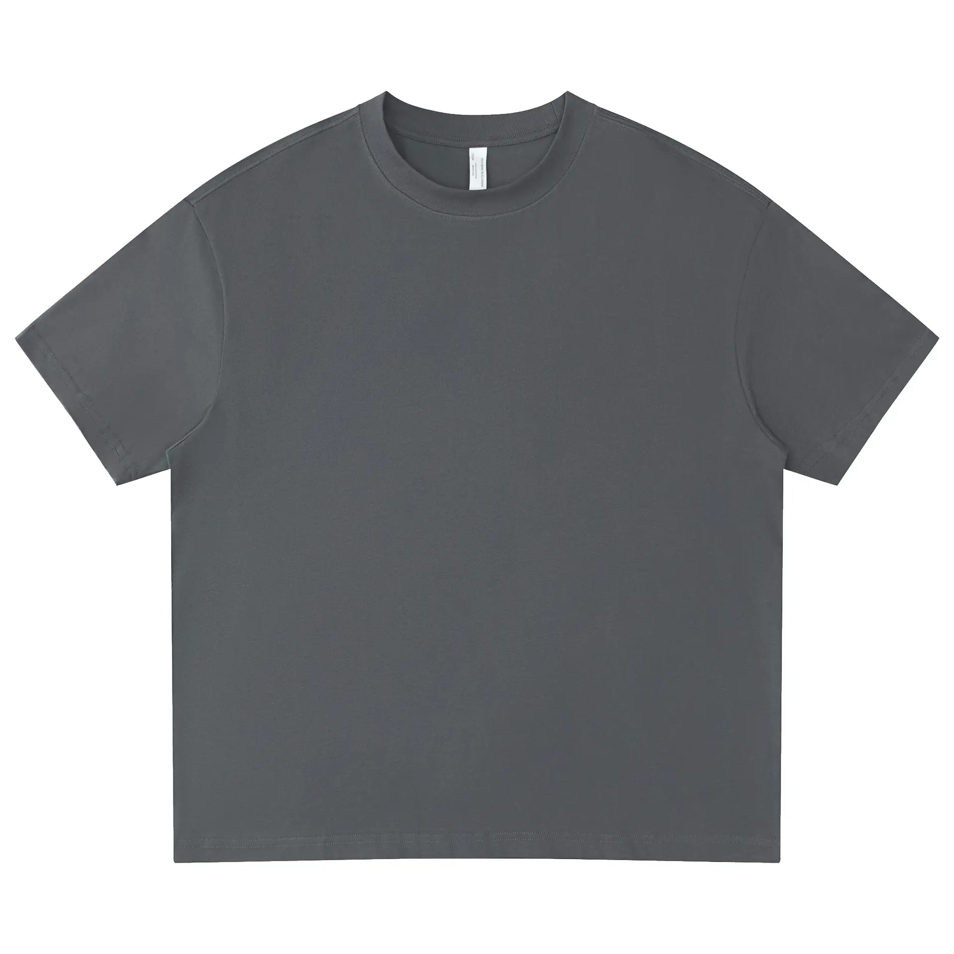 New Loose 275g Heavy Short Sleeve Men's Cotton Couple T-Shirt Printed Logo Embroidery Work Clothes Custom - Image 17
