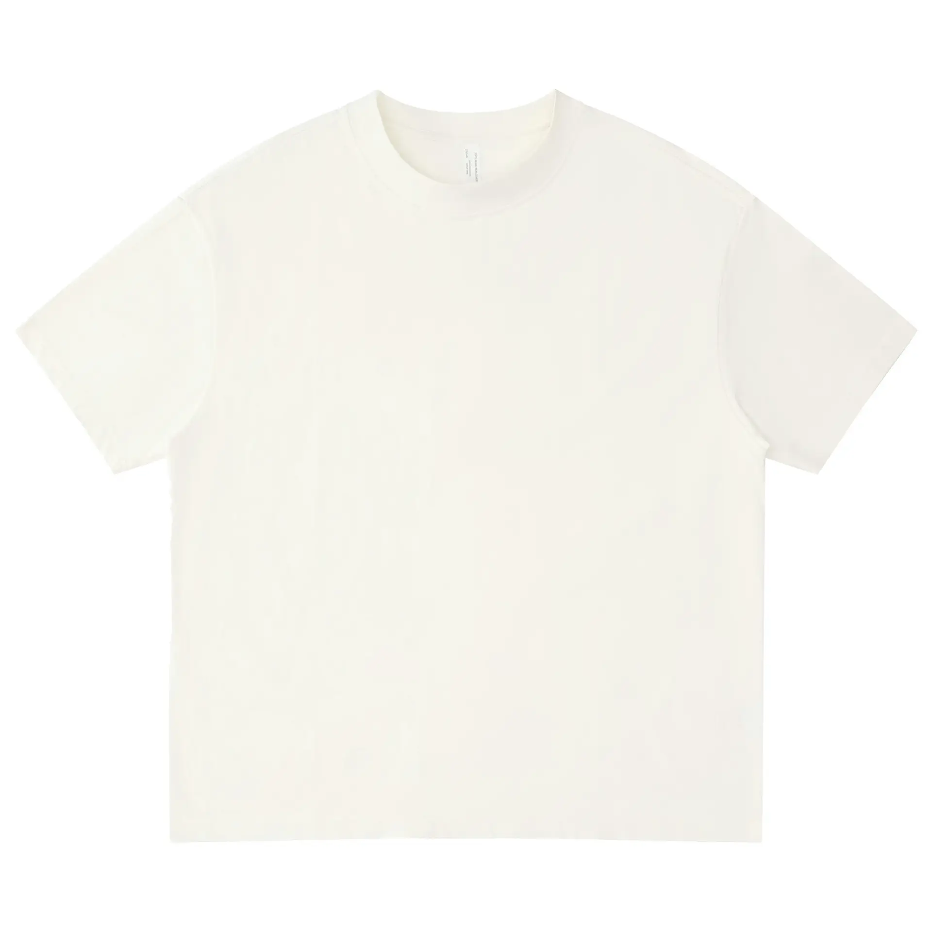 New Loose 275g Heavy Short Sleeve Men's Cotton Couple T-Shirt Printed Logo Embroidery Work Clothes Custom - Image 3