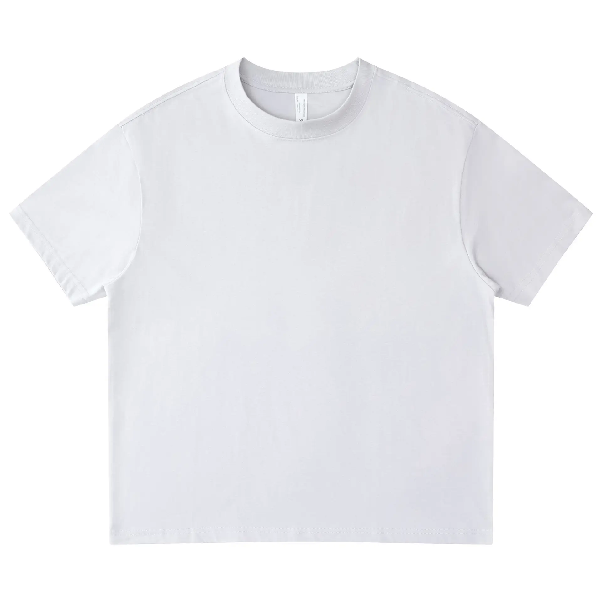 New Loose 275g Heavy Short Sleeve Men's Cotton Couple T-Shirt Printed Logo Embroidery Work Clothes Custom - Image 6