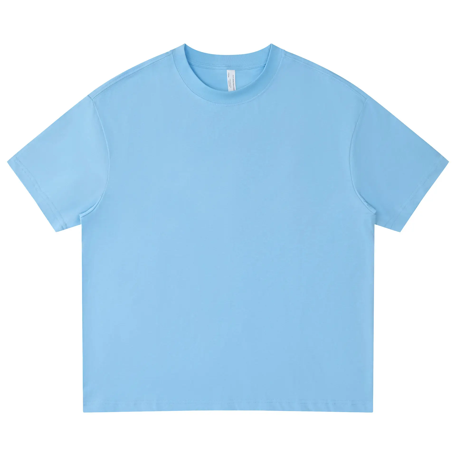 New Loose 275g Heavy Short Sleeve Men's Cotton Couple T-Shirt Printed Logo Embroidery Work Clothes Custom - Image 7