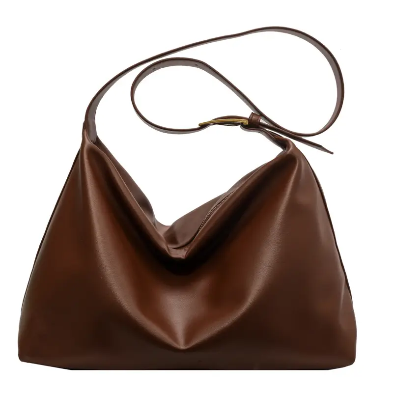 Women's Large Capacity Soft Leather Shoulder Crossbody Bag - Image 8