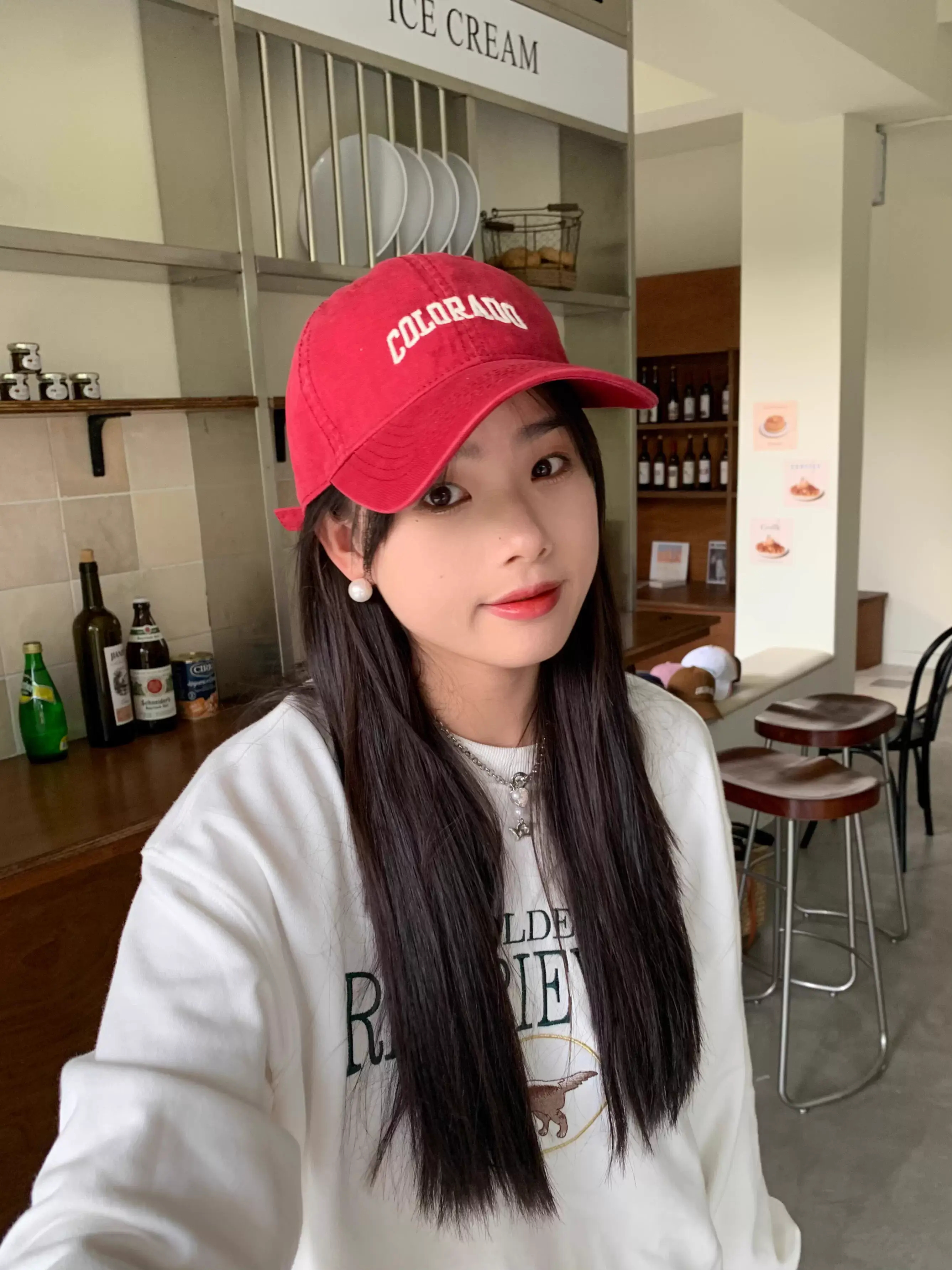 Men Women Red Colorado Baseball Cap Large All Season — feature 21