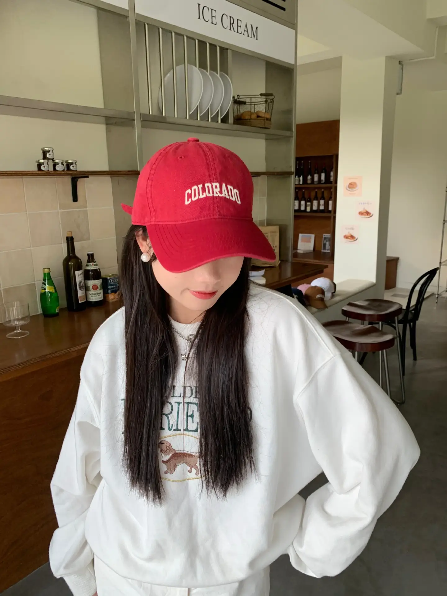 Men Women Red Colorado Baseball Cap Large All Season - Image 4