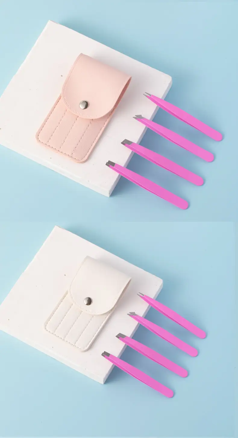 Stainless Steel Eyebrow Clip Trimmer Set with 4 Pliers — feature 11