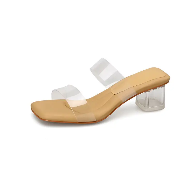 Transparent Crystal High Heel Sandals Women Summer - Image 7