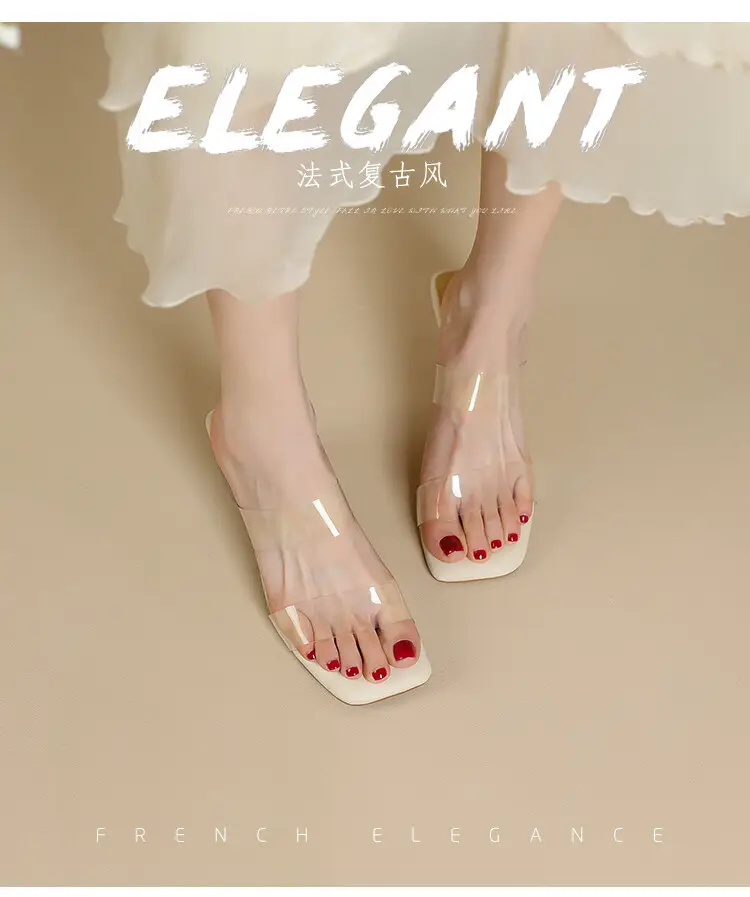 Transparent Crystal High Heel Sandals Women Summer — feature 15