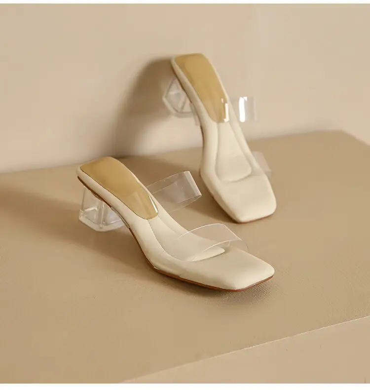 Transparent Crystal High Heel Sandals Women Summer — feature 19
