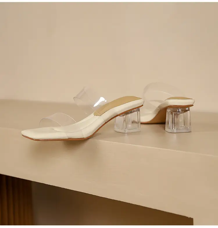 Transparent Crystal High Heel Sandals Women Summer — feature 20