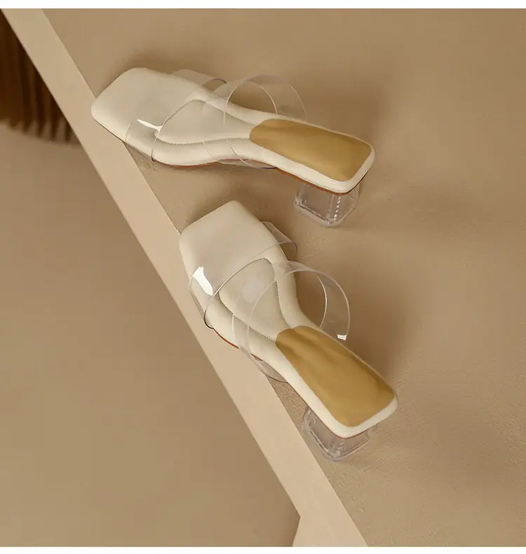 Transparent Crystal High Heel Sandals Women Summer — feature 21