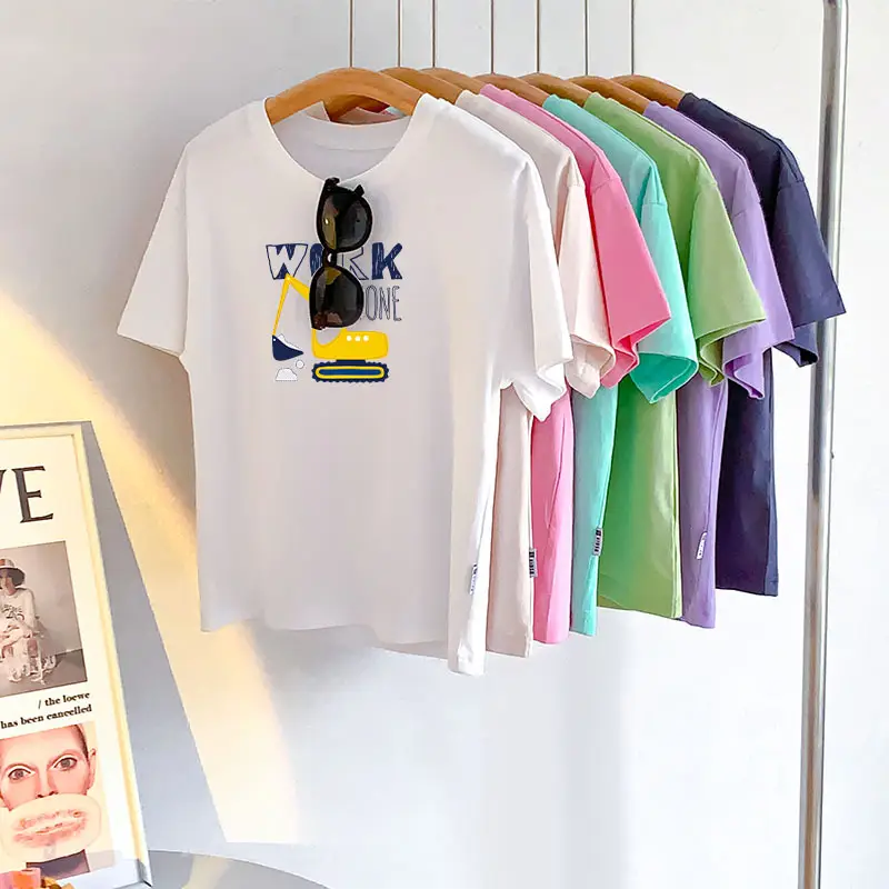 Kids Green Short Sleeve Cotton T-Shirt Summer Wear