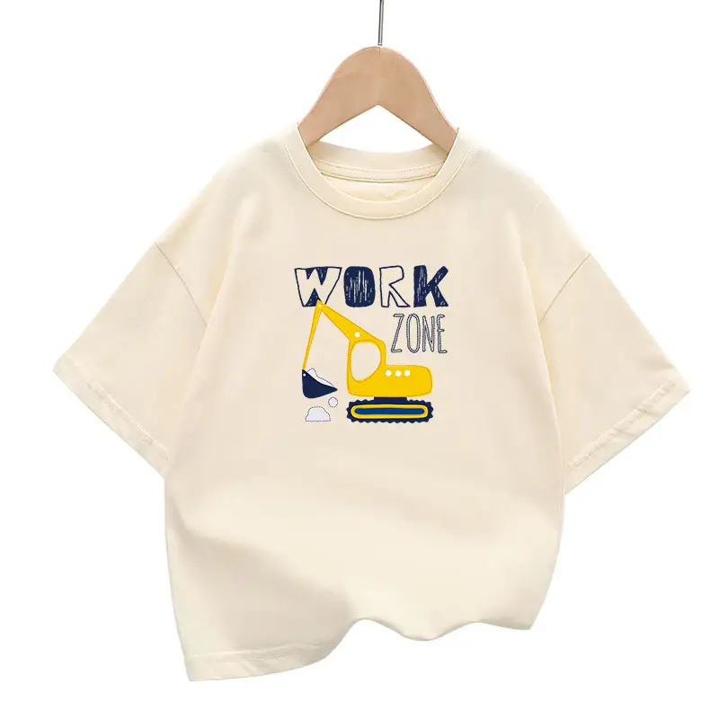Kids Green Short Sleeve Cotton T-Shirt Summer Wear