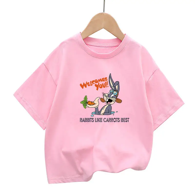 Kids Green Short Sleeve Cotton T-Shirt Summer Wear