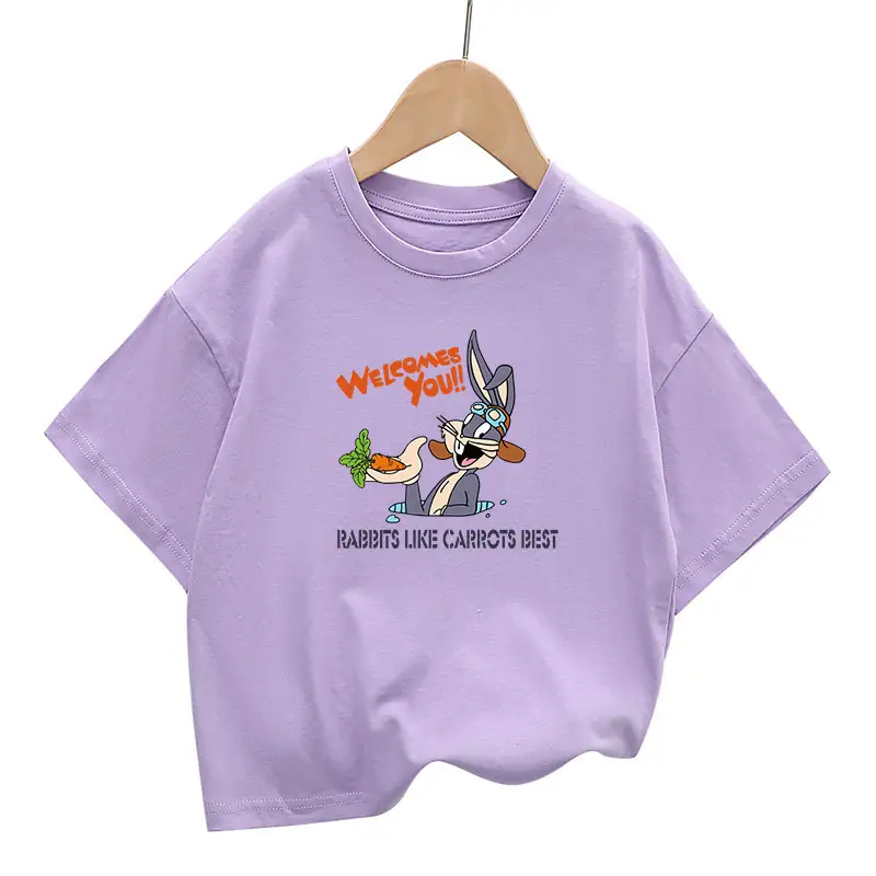 Kids Green Short Sleeve Cotton T-Shirt Summer Wear
