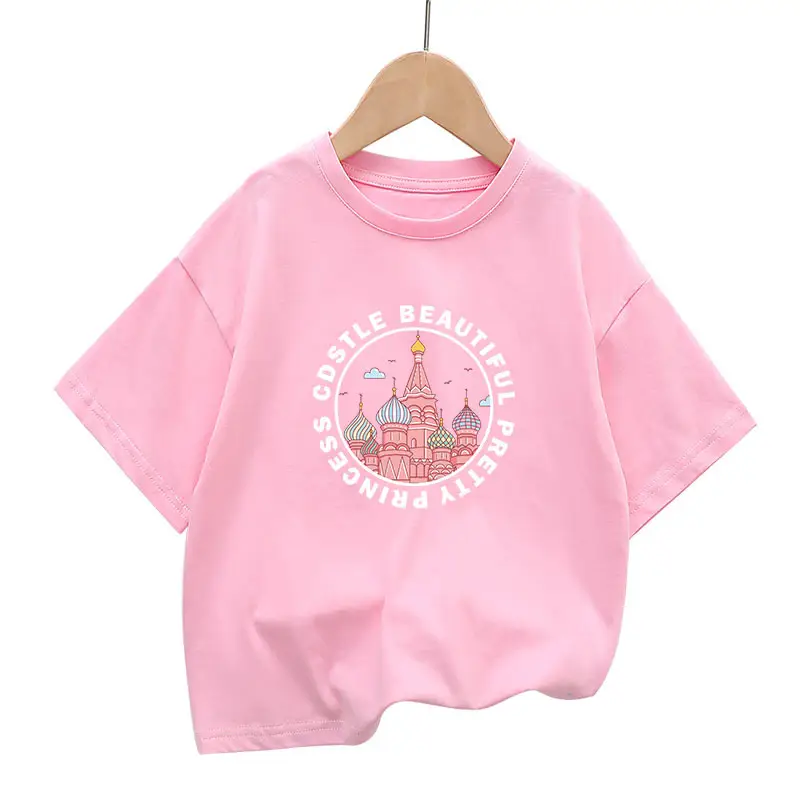Kids Green Short Sleeve Cotton T-Shirt Summer Wear