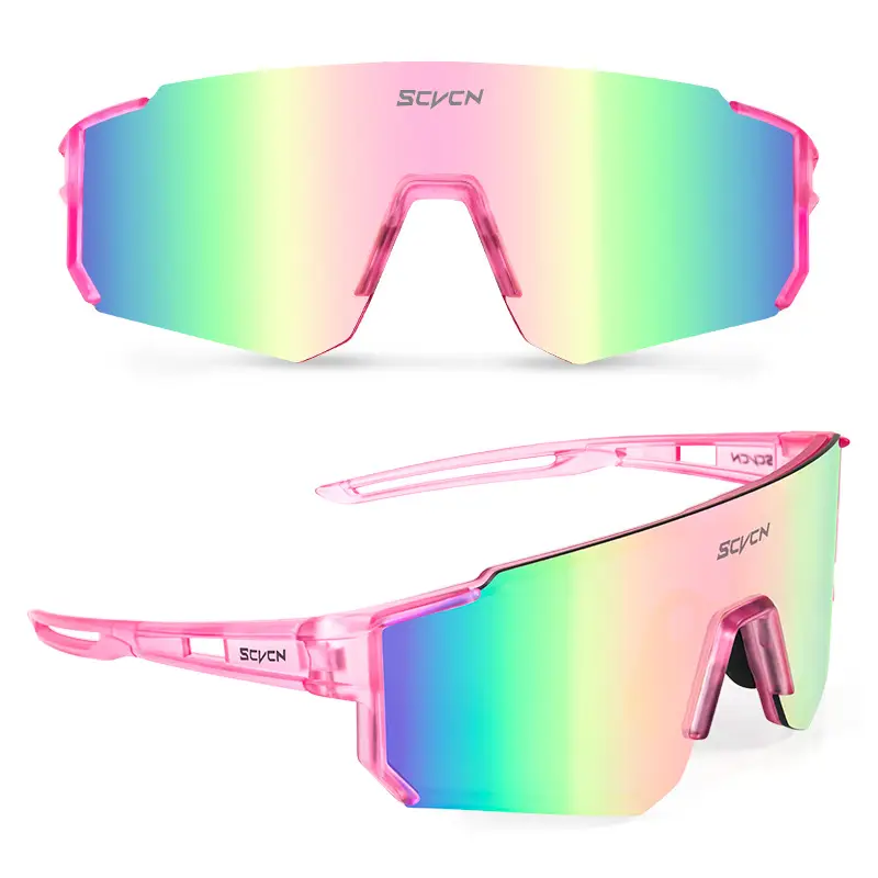 SCVCN Blue Sandproof Riding Sunglasses for Men Women