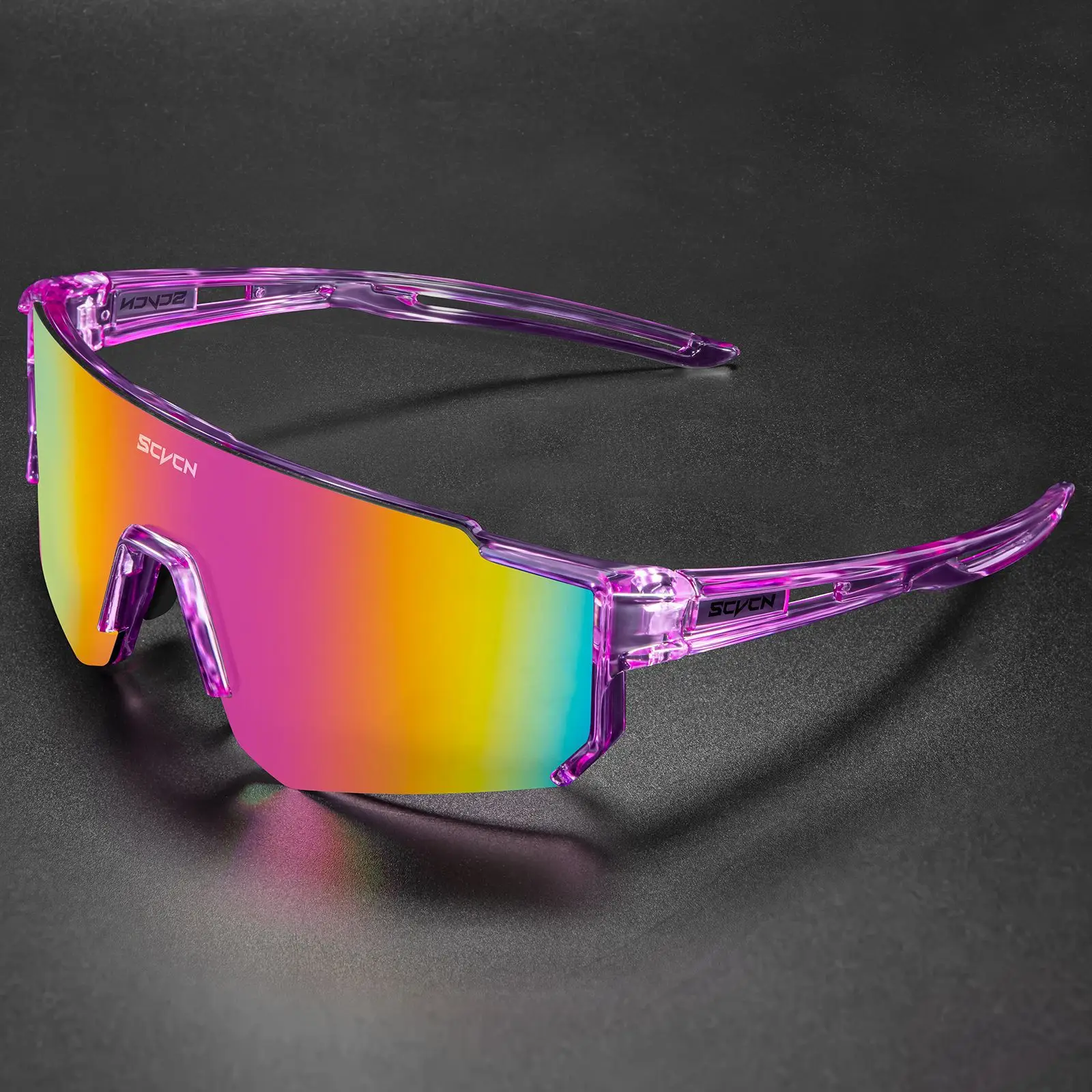 SCVCN Blue Sandproof Riding Sunglasses for Men Women