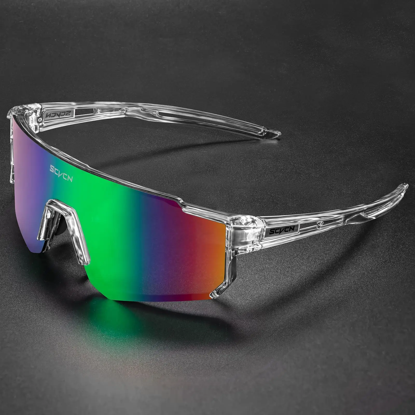 SCVCN Blue Sandproof Riding Sunglasses for Men Women