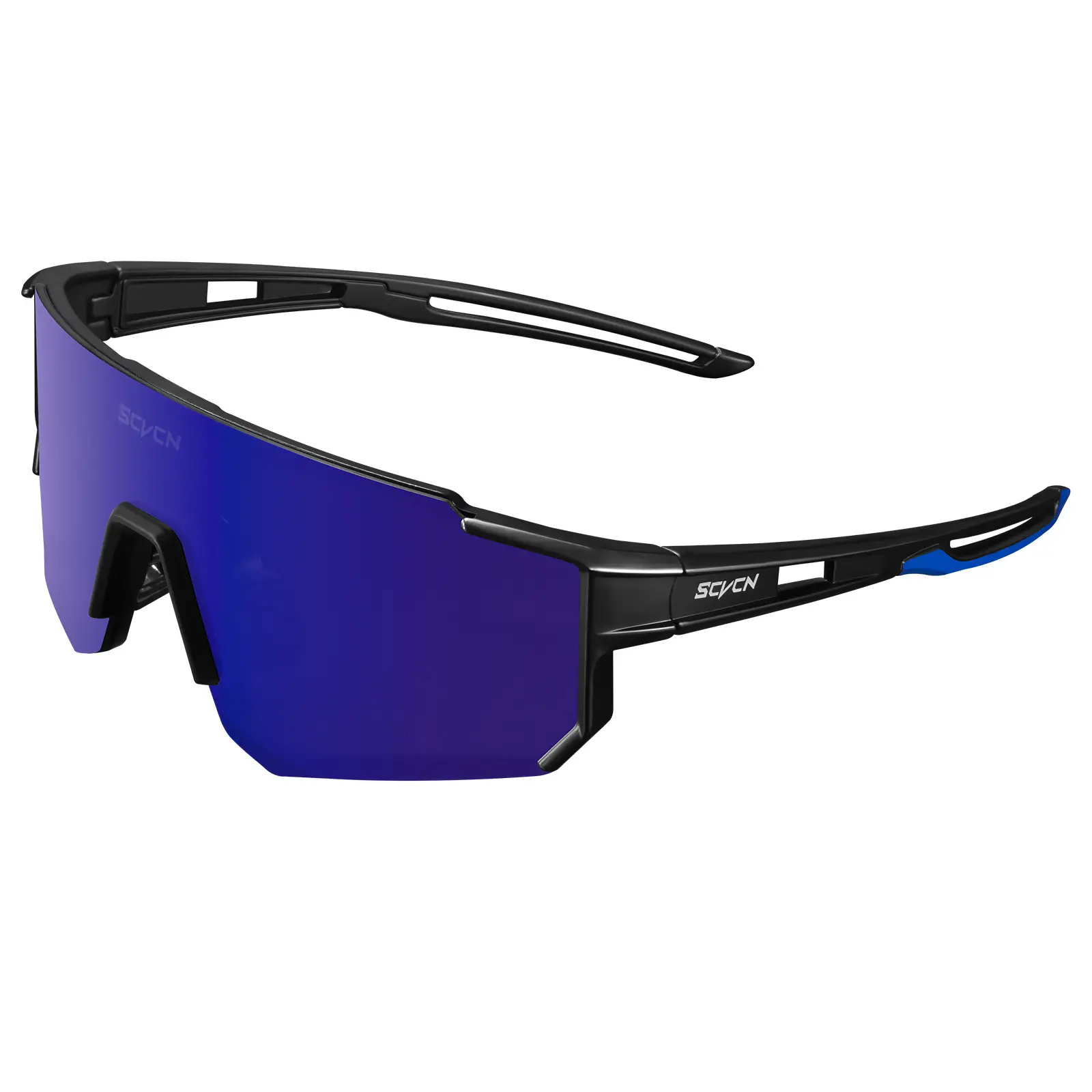 SCVCN Blue Sandproof Riding Sunglasses for Men Women