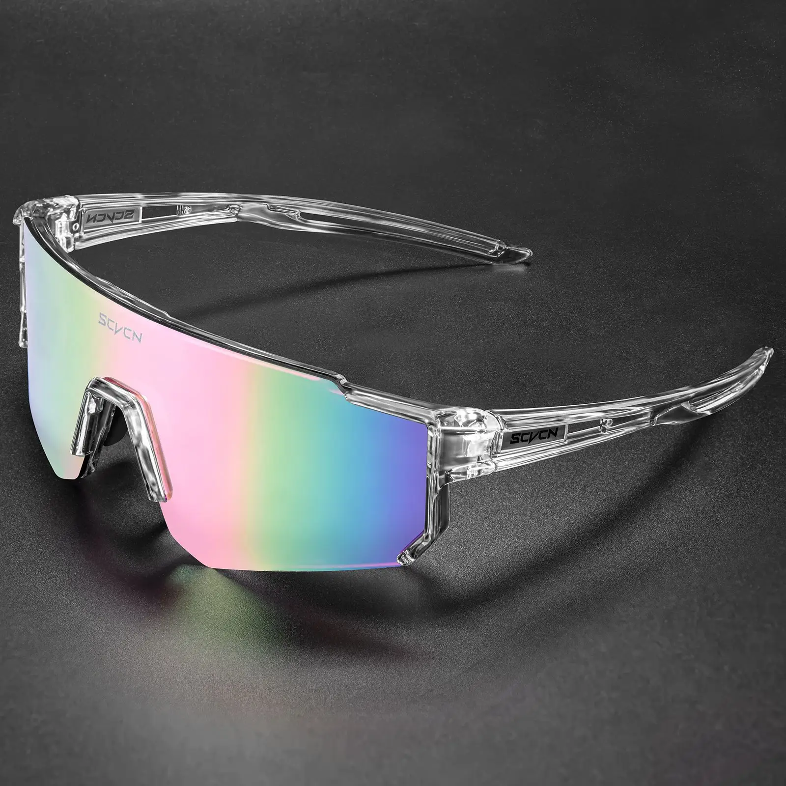 SCVCN Blue Sandproof Riding Sunglasses for Men Women