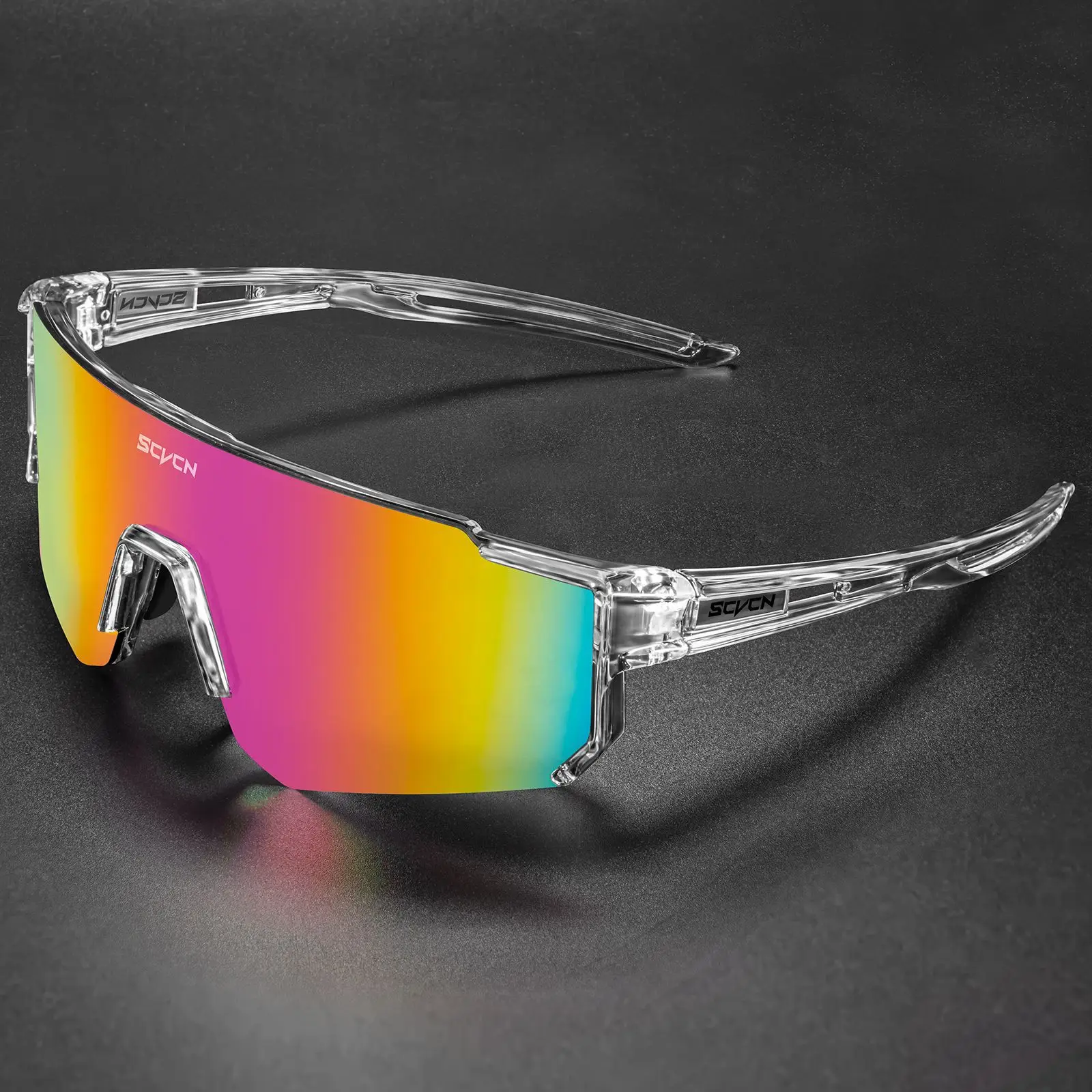 SCVCN Blue Sandproof Riding Sunglasses for Men Women