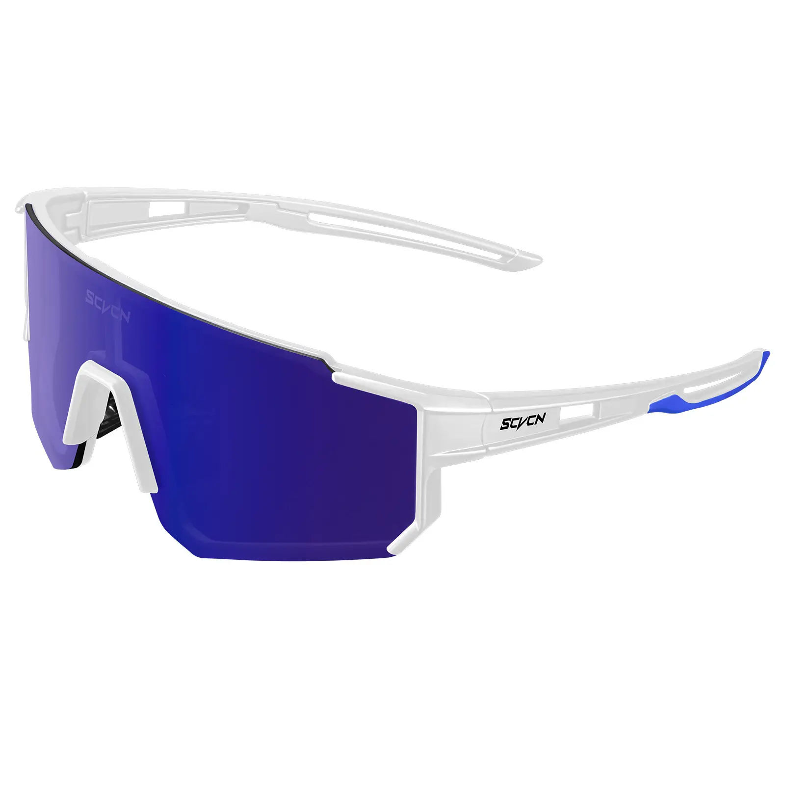 SCVCN Blue Sandproof Riding Sunglasses for Men Women