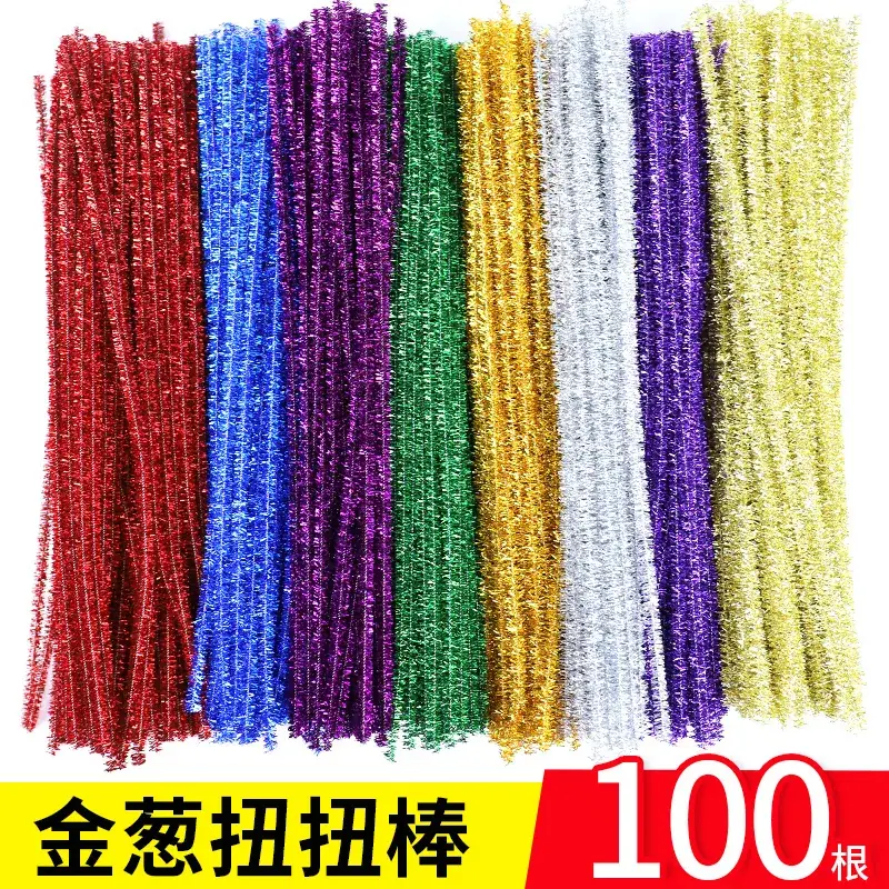 Golden Twist Hair Stick 100 Pcs Coffee Color - Image 58