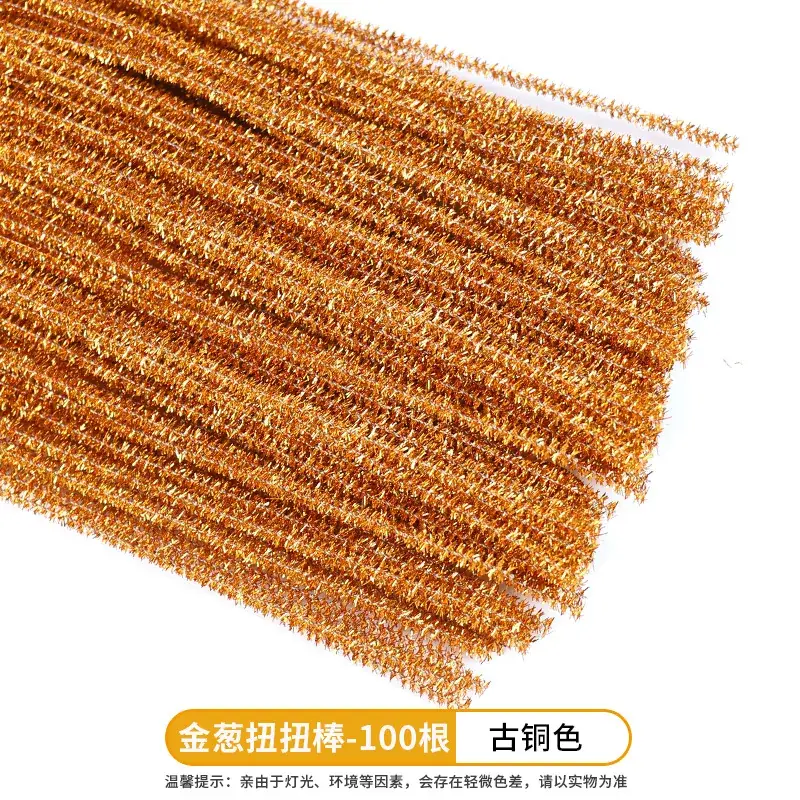 Golden Twist Hair Stick 100 Pcs Coffee Color - Image 34