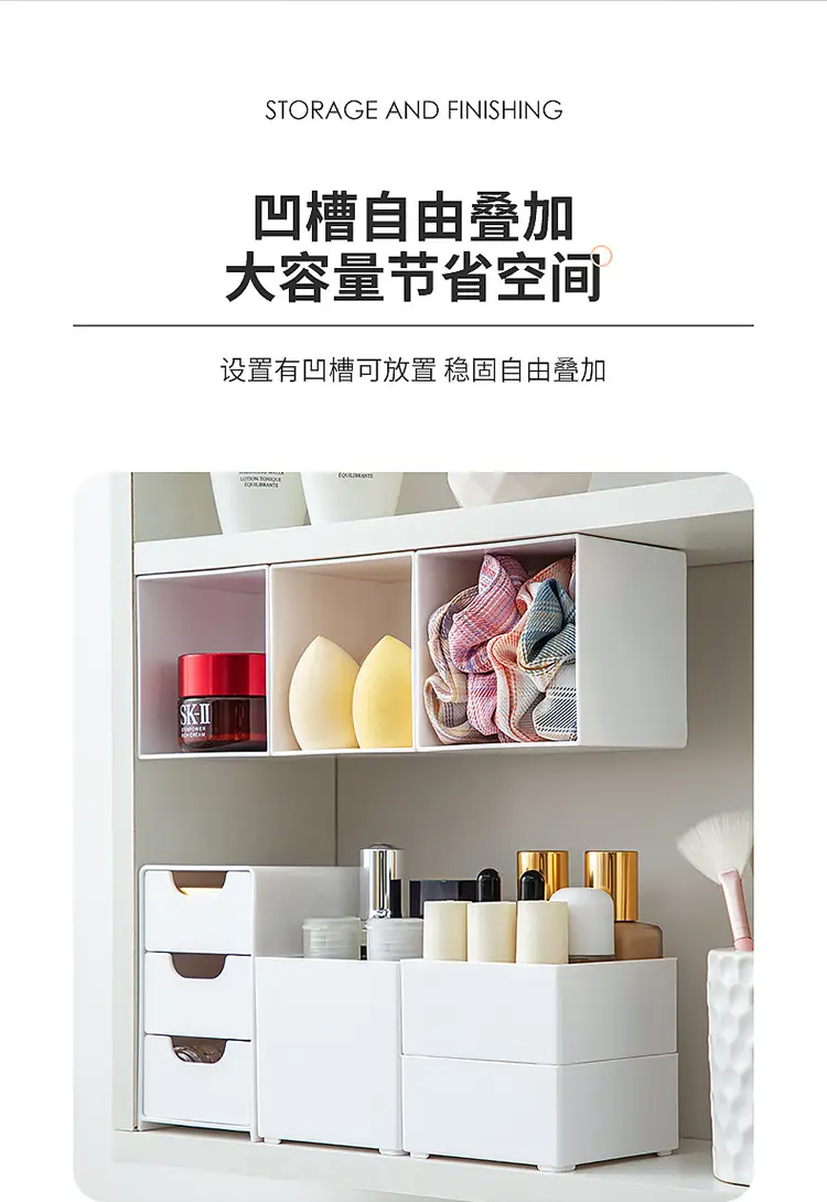 Mirror Cabinet Storage Box Wall Mount Bathroom Cosmetic Storage — feature 10