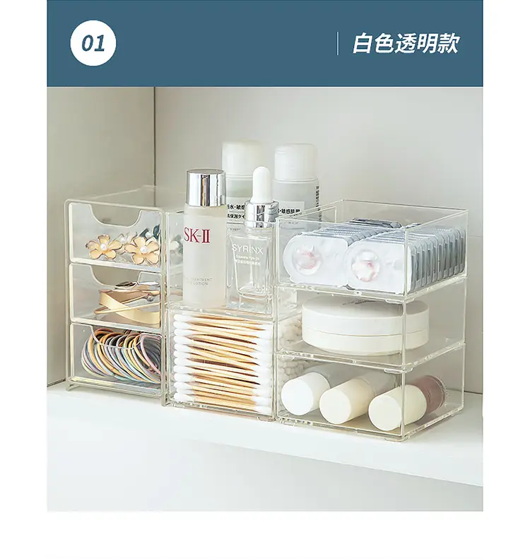 Mirror Cabinet Storage Box Wall Mount Bathroom Cosmetic Storage — feature 15