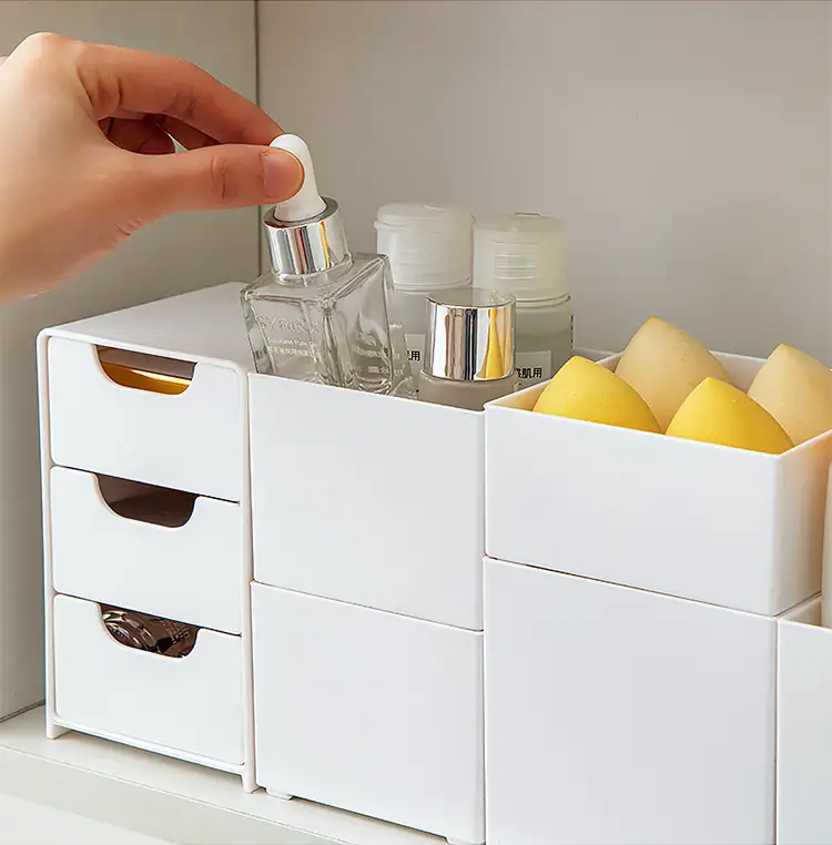 Mirror Cabinet Storage Box Wall Mount Bathroom Cosmetic Storage — feature 21