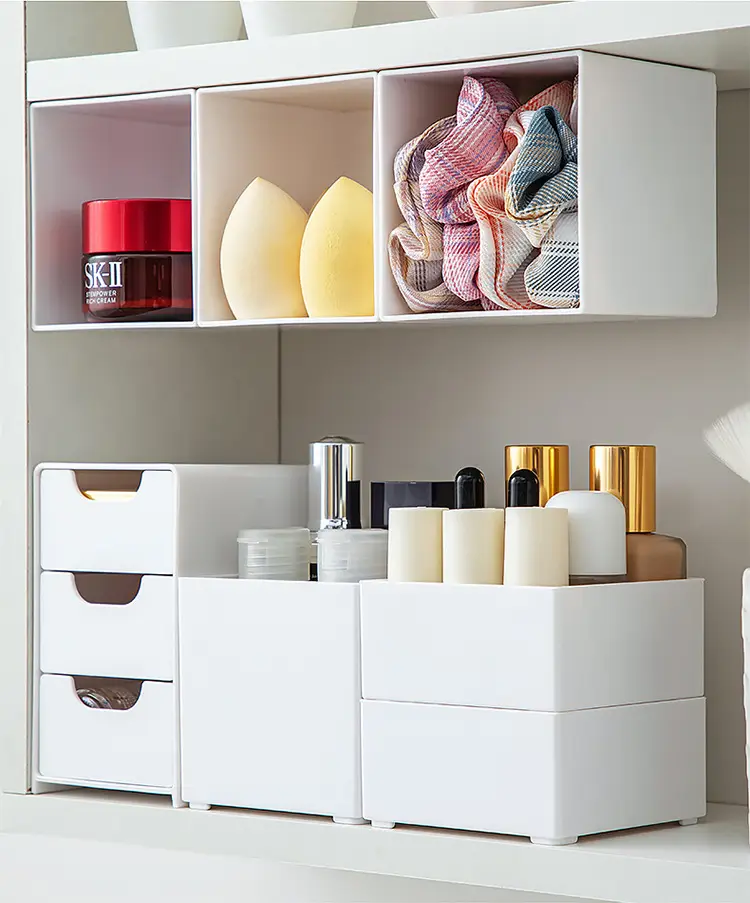Mirror Cabinet Storage Box Wall Mount Bathroom Cosmetic Storage — feature 30