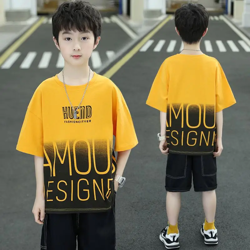 CB-huend Short Sleeve suit-Orange
