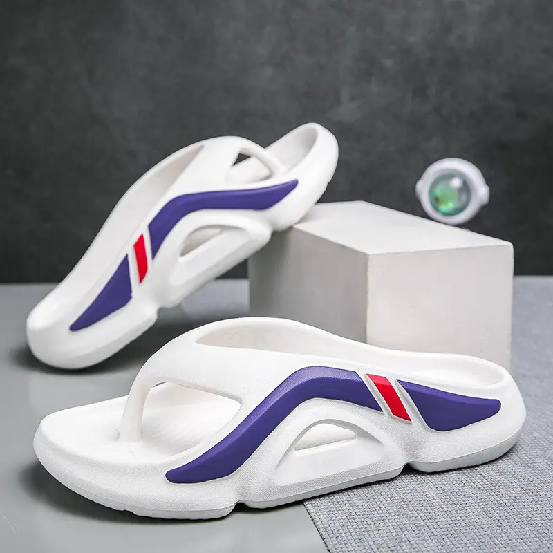 2023 Summer new slippers men's outro fashion casual men's flip-flops wholesale beach flip-flops - Image 5