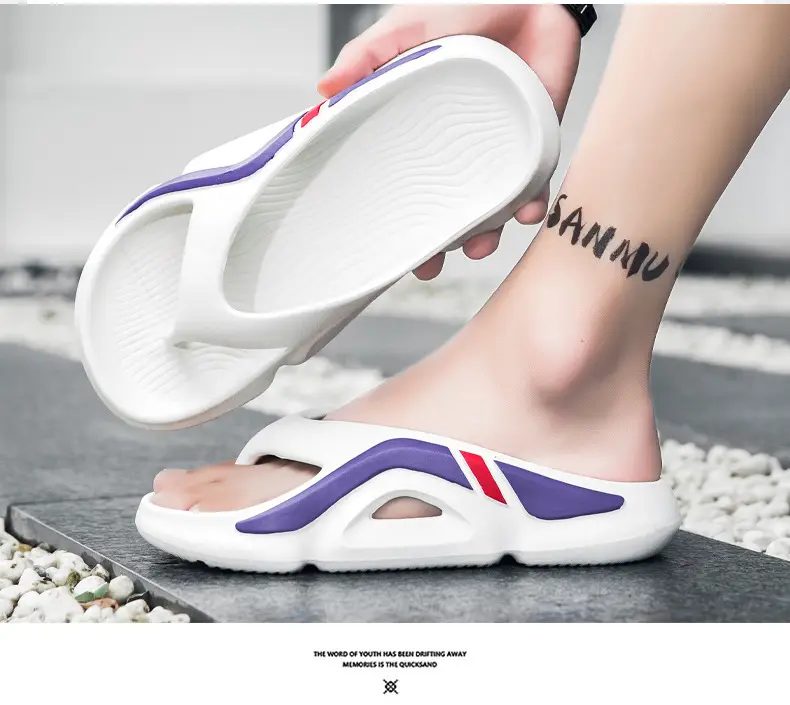 2023 Summer new slippers men's outro fashion casual men's flip-flops wholesale beach flip-flops — feature 2