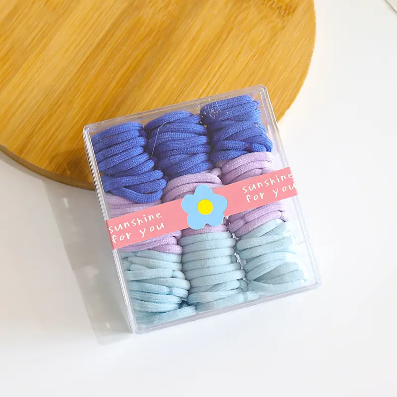 Korean Candy Color Thumb Rings for Girls Hair Rubber Band - Image 2