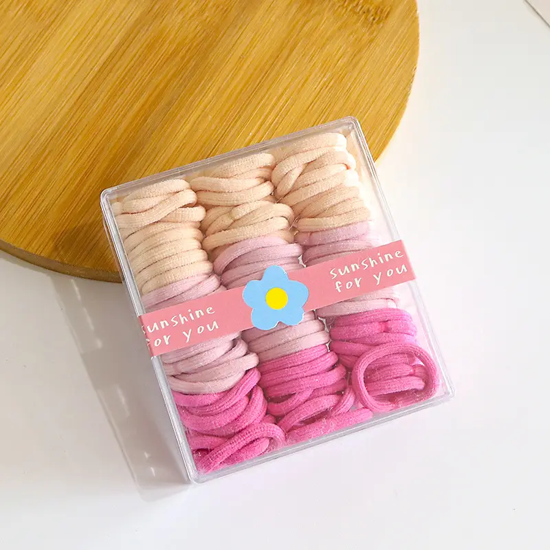 Korean Candy Color Thumb Rings for Girls Hair Rubber Band - Image 4