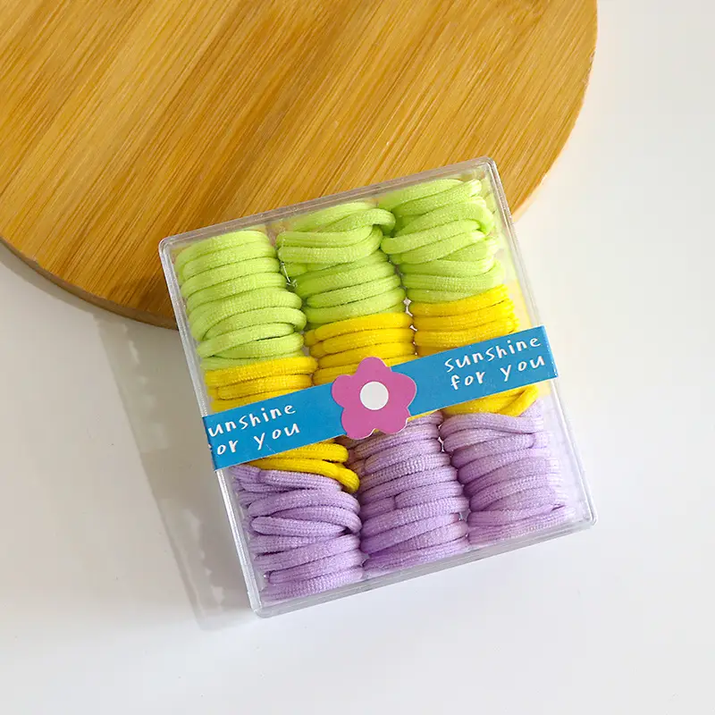 Korean Candy Color Thumb Rings for Girls Hair Rubber Band - Image 5